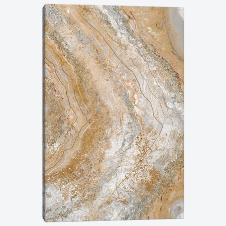 Cool Earth Marble Abstract II Canvas Print #THK37} by Tiffany Hakimipour Art Print