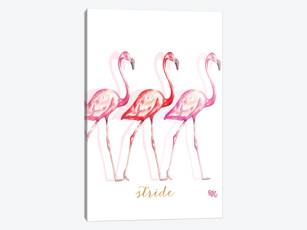 Fashion Flamingos I by Tiffany Hakimipour 1-piece Art Print