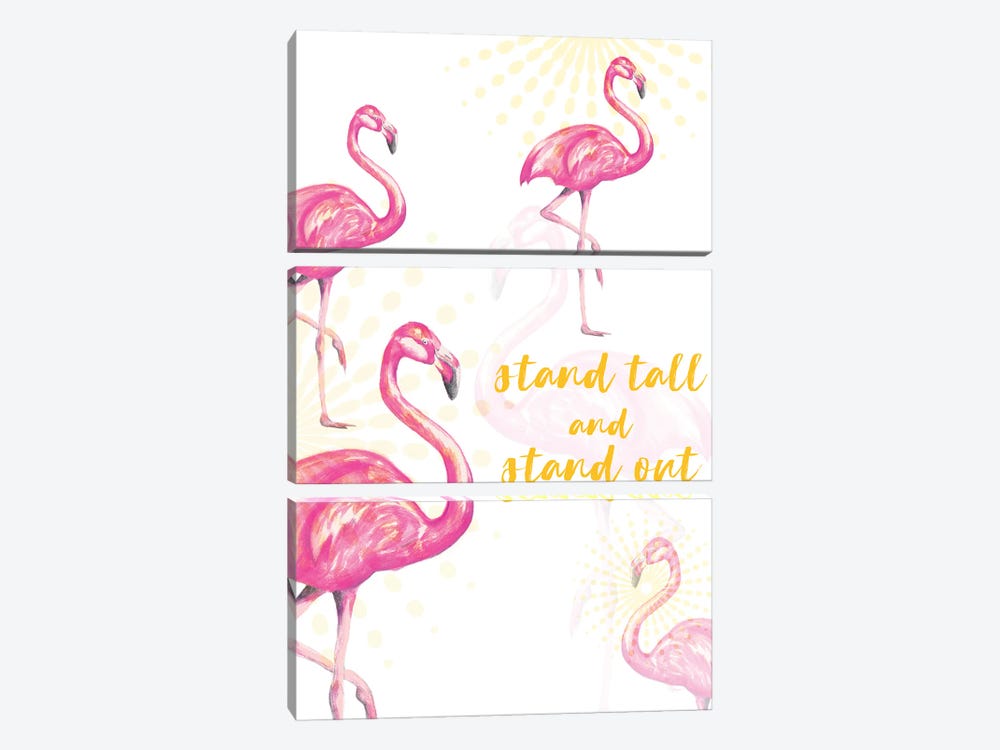 Stand Tall And Stand Out by Tiffany Hakimipour 3-piece Canvas Art Print