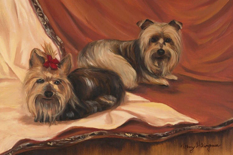 Terrier Couple by Tiffany Hakimipour wall art