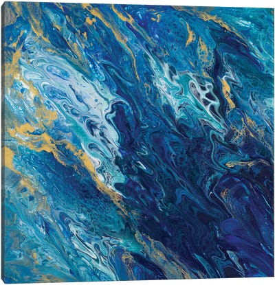 Blue Marble Canvas Art Print
