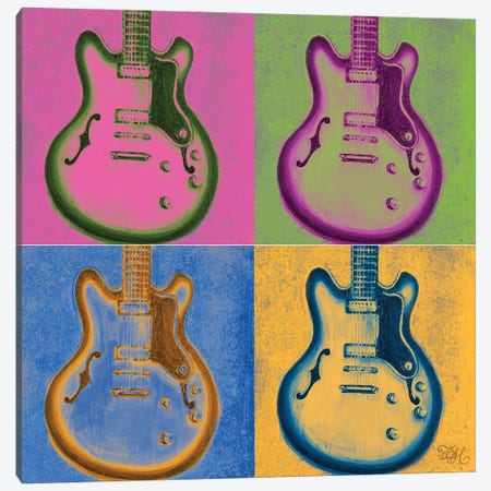 Multi-Colored Rock Canvas Print #THK53} by Tiffany Hakimipour Canvas Wall Art
