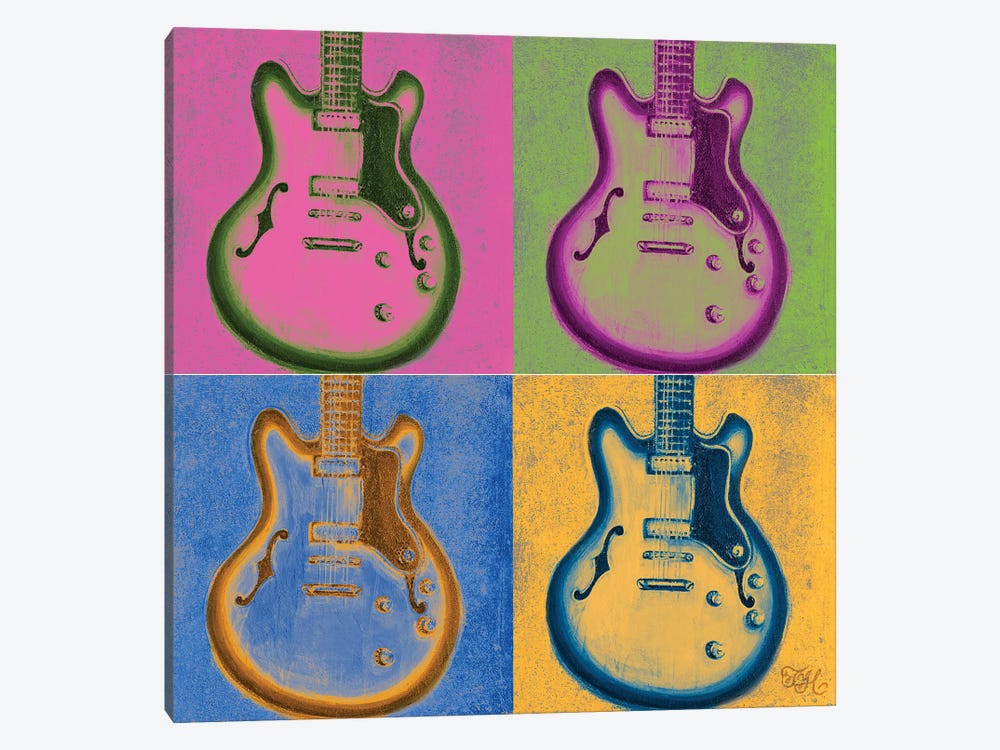 Multi-Colored Rock by Tiffany Hakimipour 1-piece Canvas Artwork