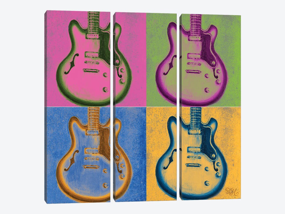 Multi-Colored Rock by Tiffany Hakimipour 3-piece Canvas Art