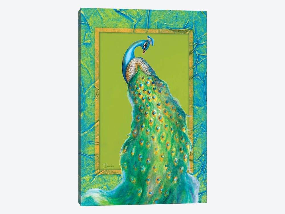 Peacock Daze II by Tiffany Hakimipour 1-piece Canvas Print