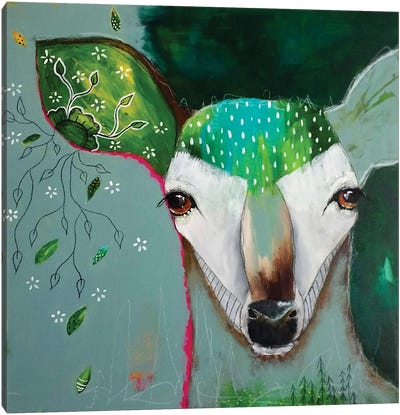 Forest Echoes Canvas Art Print - Folksy Fauna