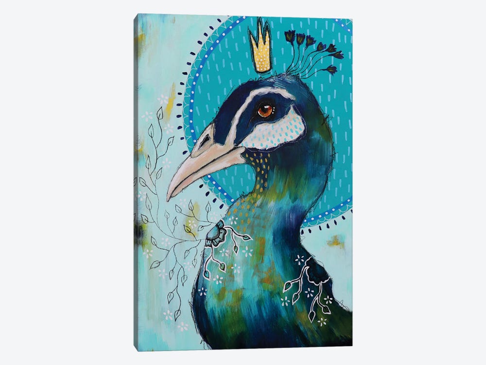 Of Peacocks And Poetry by The Secret Hermit 1-piece Canvas Print
