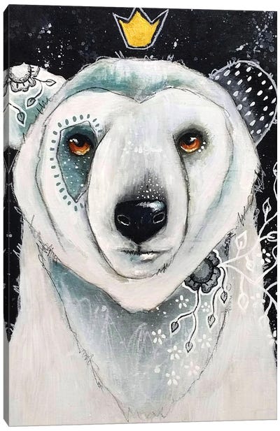 Ancient Melodies Canvas Art Print - Polar Bear Art