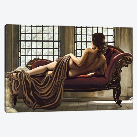 Golden Woman Canvas Print #THP1} by Thomas Page Canvas Artwork