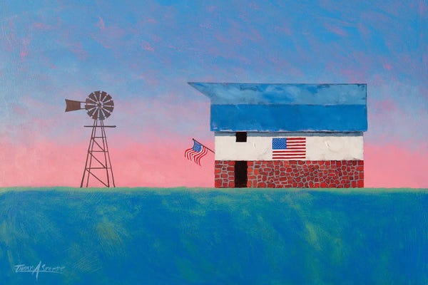 Classic Americana: Red, White and Blue II by Thomas Stotts