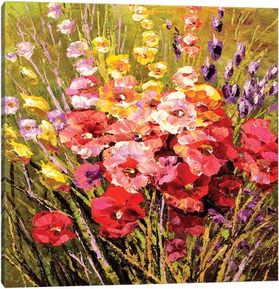 Fragrant Flowers Canvas Art Print - Tatiana Iliina