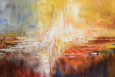 Colors Of An Ancient Sun by Tatiana Iliina canvas print