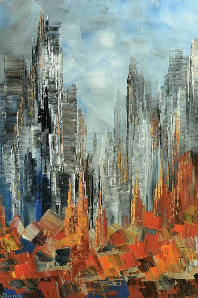 Tatiana Iliina: Fall Abstract by Tatiana Iliina