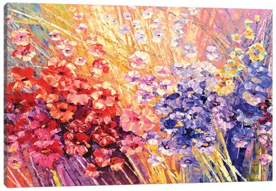 Glorys Bloom Canvas Art Print - Tatiana Iliina