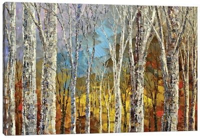 Time Tapestry Canvas Art Print - Current Day Impressionism Art