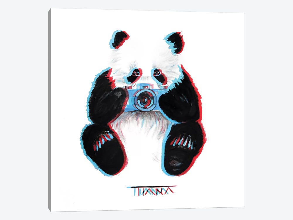 Panda by TIANA 1-piece Canvas Art Print