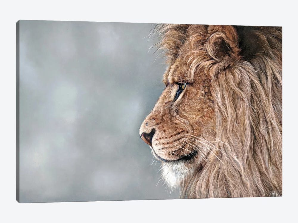 Lion King by Tatjana Bril 1-piece Canvas Art Print