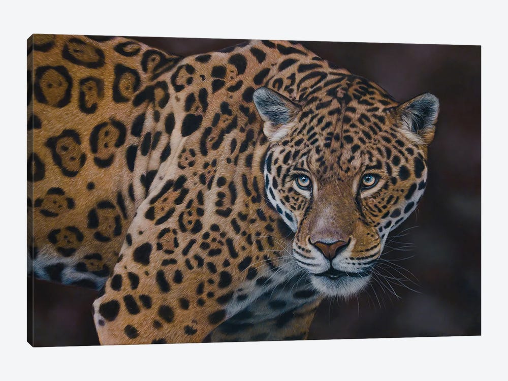 Leopard by Tatjana Bril 1-piece Canvas Wall Art