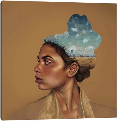 Home Canvas Art Print - Head in the Clouds