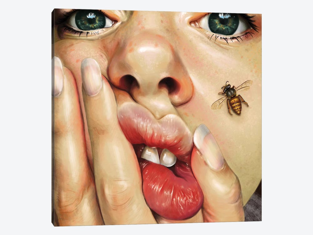 Honeysuckle by Teodora Jelenic 1-piece Canvas Print
