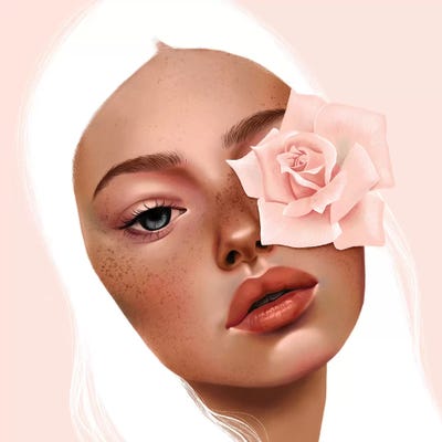 Maybe Thorns Have Roses by Teodora Jelenic framed wall art