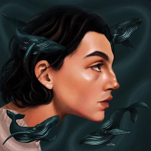 Hyperreal Portraits: Where's My Mind by Teodora Jelenic