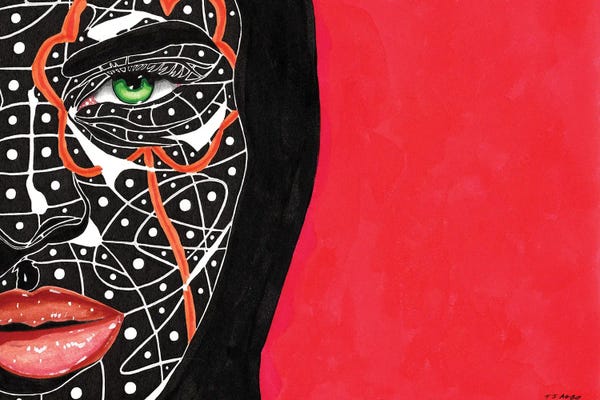 Pieced Together Portraits: Flower Girl by TJ Agbo