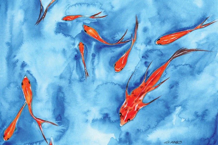 Into The Blue by TJ Agbo wall art