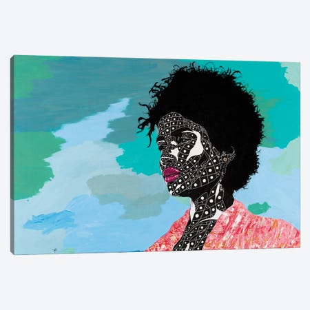 A Vision Of Beauty Canvas Print #TJG2} by TJ Agbo Canvas Artwork