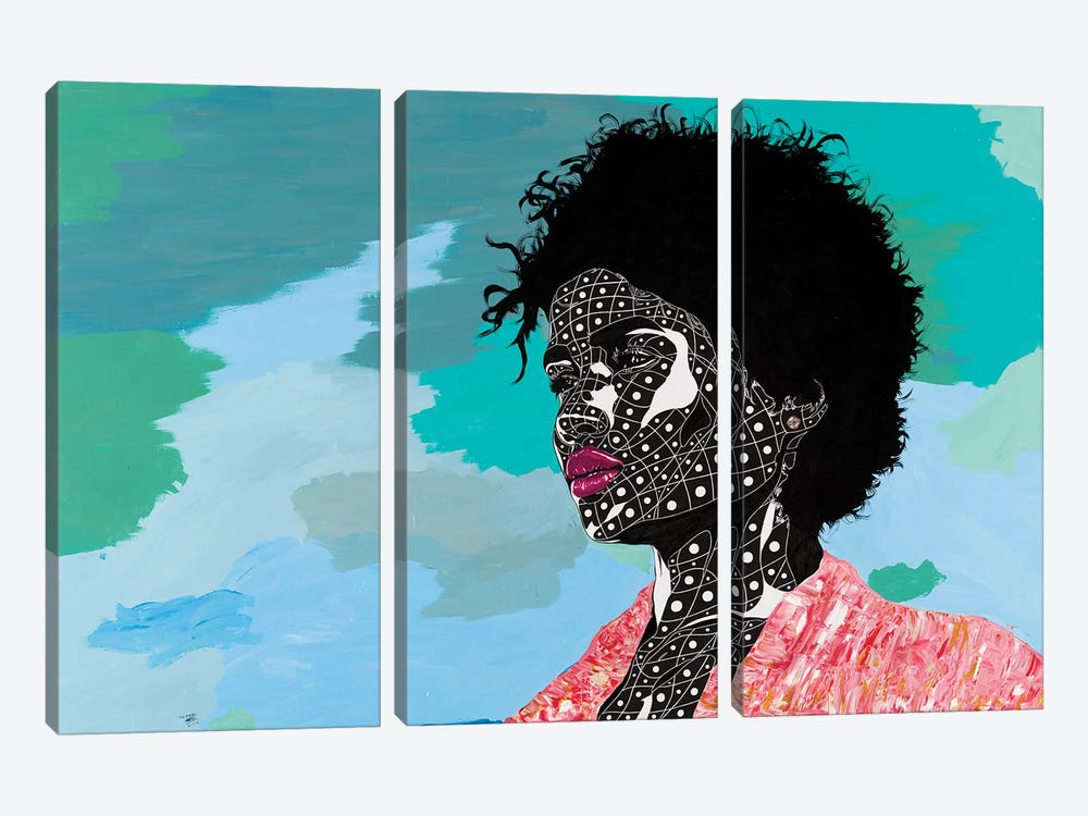 A Vision Of Beauty by TJ Agbo 3-piece Canvas Wall Art