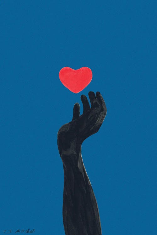 Blind For Love by TJ Agbo wall art