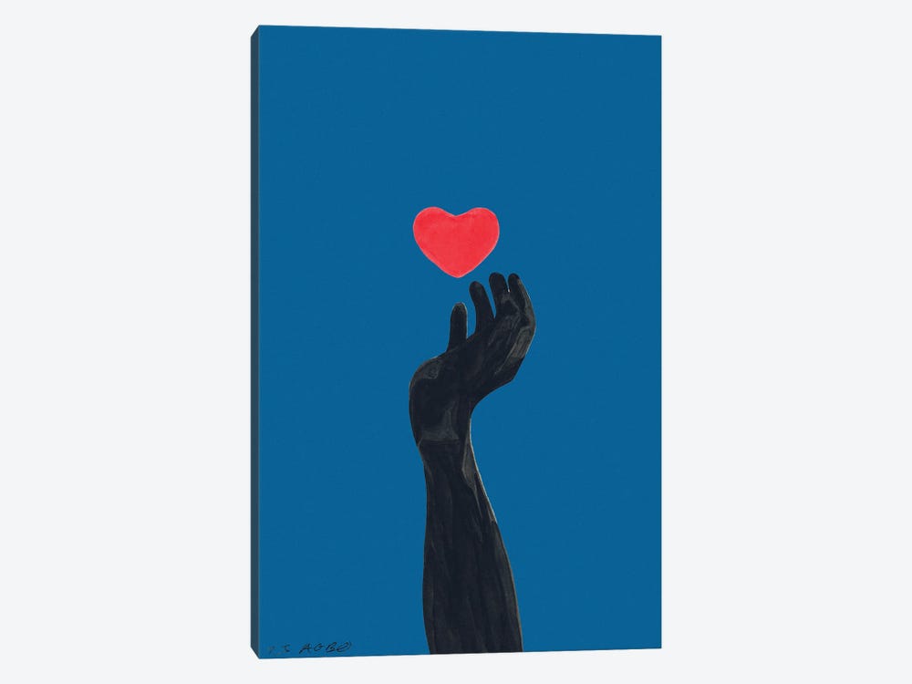 Blind For Love by TJ Agbo 1-piece Canvas Art