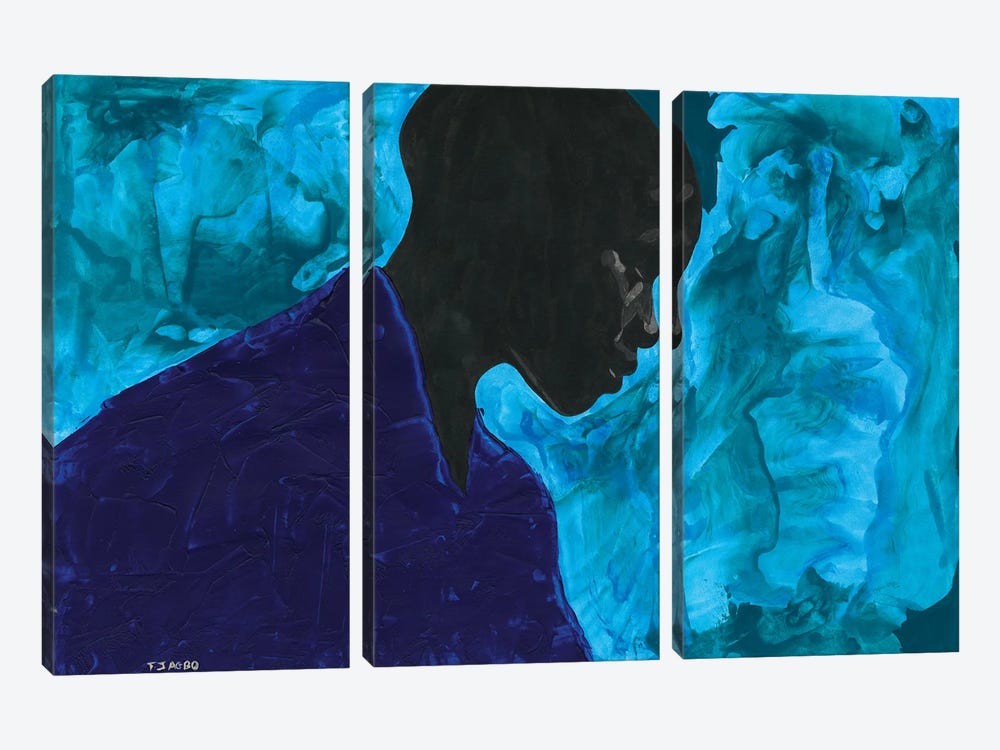 Between The World And Me by TJ Agbo 3-piece Canvas Print