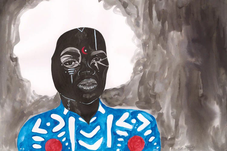 Yemanja by TJ Agbo wall art