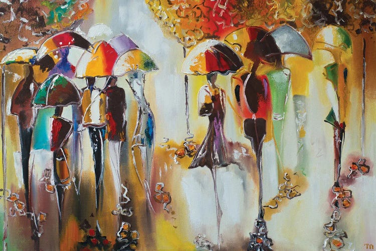 Walks In Paris by Tanija Petrus wall art