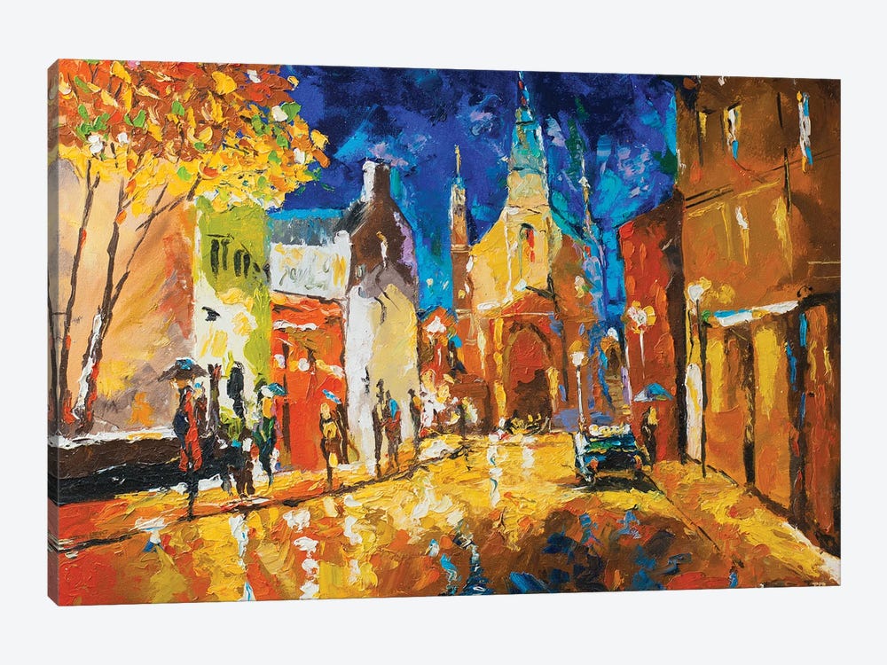 Streets Of Montreal by Tanija Petrus 1-piece Canvas Wall Art