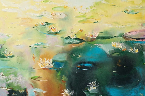 Water Lilies: Lily Pond by Tanija Petrus