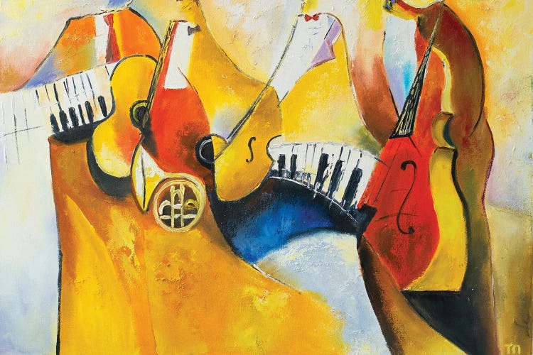 Street Musicians by Tanija Petrus wall art