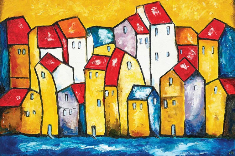 Town by Tanija Petrus wall art