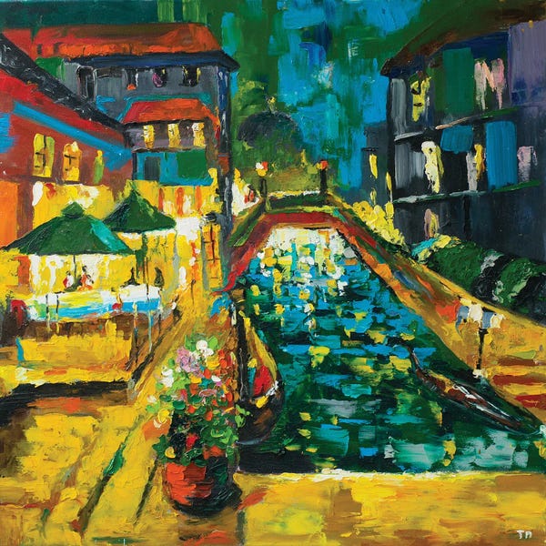 Cafes: Evening Cafe by Tanija Petrus