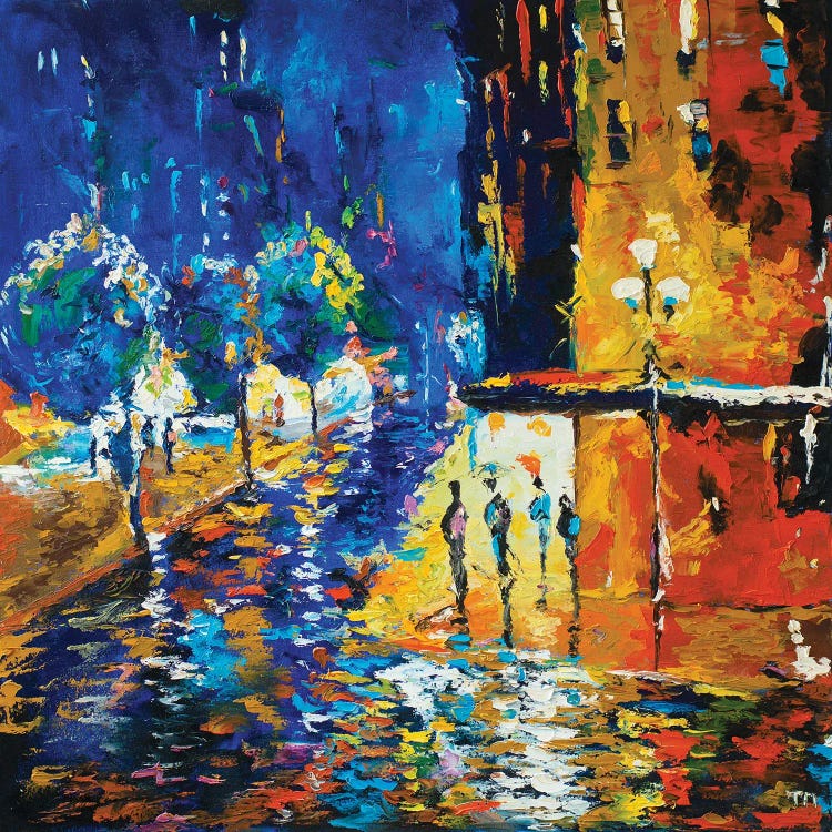 Paris Boulevard by Tanija Petrus wall art