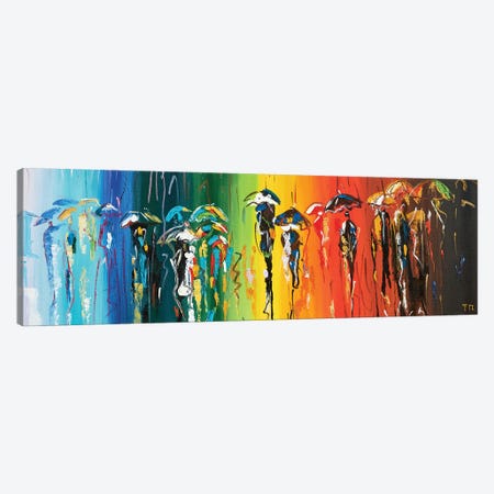 October Rainbows Canvas Print #TJP3} by Tanija Petrus Canvas Art