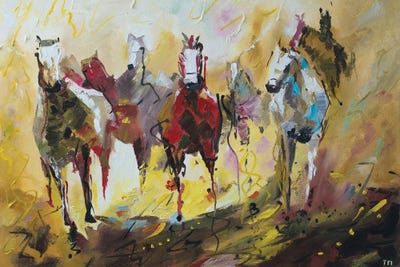 Horses by Tanija Petrus art print