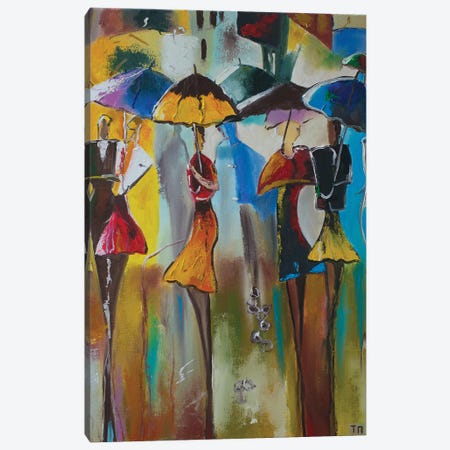 April Showers Canvas Print #TJP9} by Tanija Petrus Canvas Art