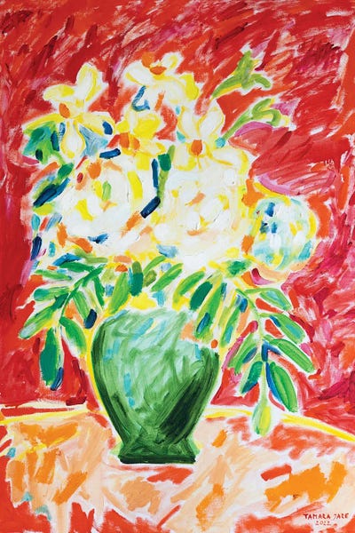Tamara Jare: Green Vase by Tamara Jare