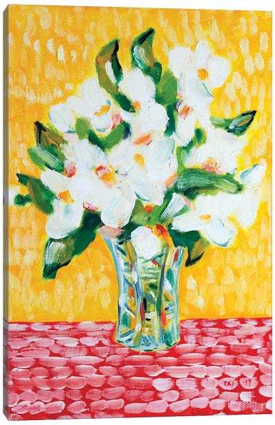Jasminum Bouquet Canvas Art Print - Tamara Jare