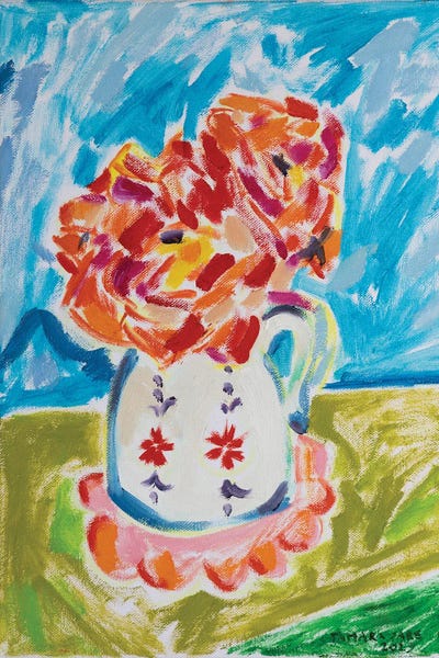 Artists Like Matisse: Jug With Flowers by Tamara Jare