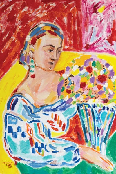Artists Like Matisse: Portrait After Matisse by Tamara Jare