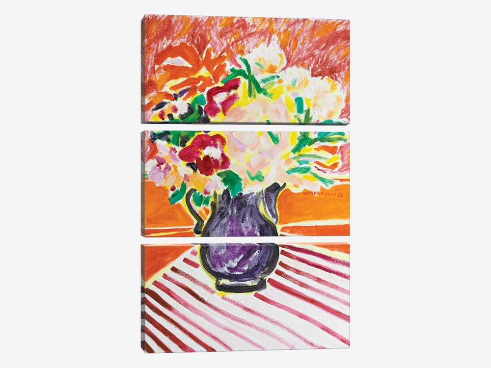 Bouquet by Tamara Jare 3-piece Canvas Print