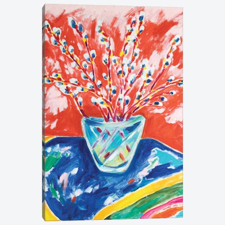 Spring Twigs Canvas Print #TJR30} by Tamara Jare Canvas Art